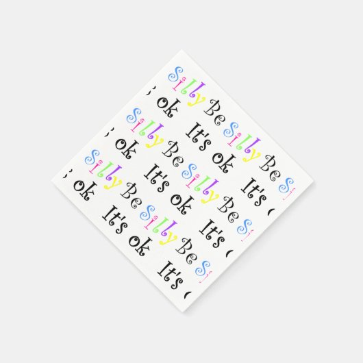 OK間抜け紙のナプキン スタンダードカクテルナプキン (角)