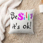 OK間抜け – アメリカのMoJo枕 クッション (ブランケット)