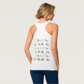 OK間抜け-Women's bella flowy tank top タンクトップ (裏面フル)