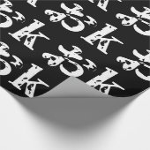 OK お～カタカナ日本の言語折り返し紙 ラッピングペーパー (角)