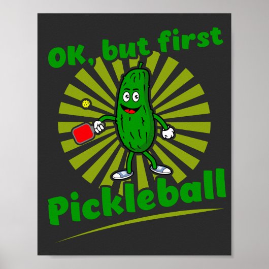 Ok、しかし、最初のピックボールおもしろいディクディルギフト ポスター (正面)