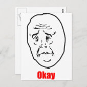 OK -ミーム ポストカード (正面/裏面)