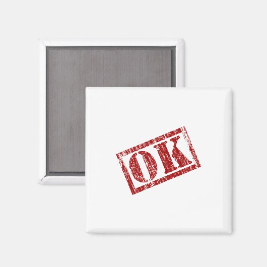 OK 書 マグネット (正面/裏面)