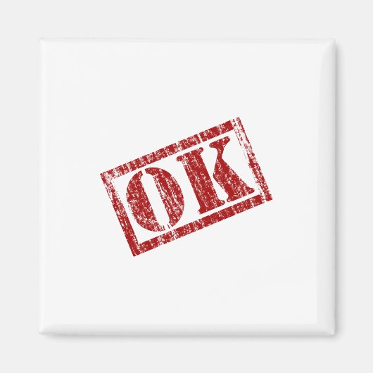 OK 書 マグネット (正面)