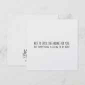 OK 5.25 x 5.25カード 招待状 (正面/裏面)