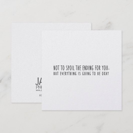 OK 5.25 x 5.25カード 招待状 (正面/裏面)