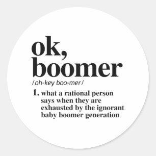 Ok、Boomerの定義 ラウンドシール