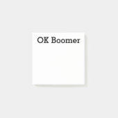 OK Boomer ポストイット (正面)