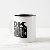 OK BOOMER - MUG ツートーンマグカップ (正面左)