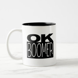 OK BOOMER - MUG ツートーンマグカップ