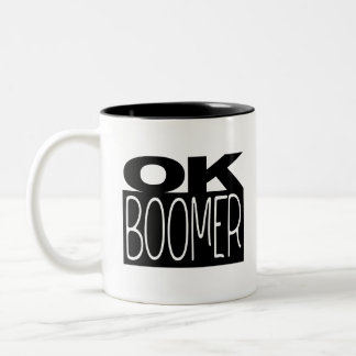 OK BOOMER - MUG ツートーンマグカップ