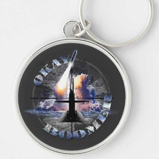 OK BOOMER US Navy Nuclear Sub Force Magnet Keych キーホルダー (正面)