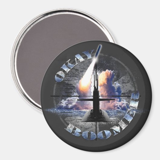 OK BOOMER US Navy Nuclear Subforce マグネット (正面/裏面)