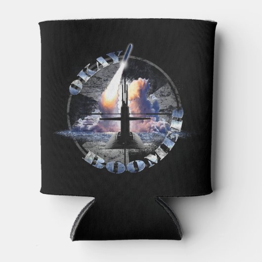 OK BOOMER US Navy Nuclear Subforce 缶クーラー (正面)
