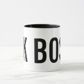 OK BOSS funny coffee mug gift for employee マグカップ (中央)