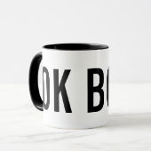 OK BOSS funny coffee mug gift for employee マグカップ (正面左)