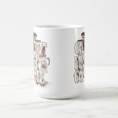 OK But First Coffee T-Shirt for Coffee Lovers  コーヒーマグカップ (中央)