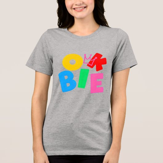 OK Bye - Colorfully クール Exit Tee トライブレンドTシャツ (正面)