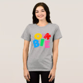 OK Bye - Colorfully クール Exit Tee トライブレンドTシャツ (正面全面)