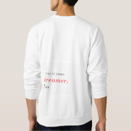 「OK DREAMER」長袖クルーネック スウェットシャツ