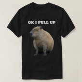 Ok I Pull Up Capybara Essential T-Shirt.png Tシャツ (デザイン正面)