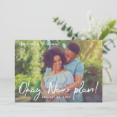 Ok New Plan手書きスクリプト結婚の写真 セーブザデート (スタンド正面)