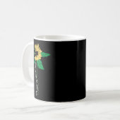 Ok Not Be Okメンタルヘルス認識度ひまわり コーヒーマグカップ (正面左)