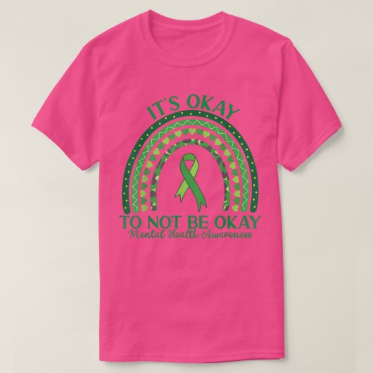 Ok Not Be Okメンタルヘルス認識度Ra Tシャツ (デザイン正面)