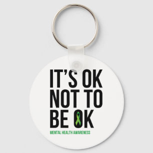 Ok Not Be Ok - Mental Health認識度リボン キーホルダー