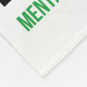 Ok Not Be Ok - Mental Health認識度リボン フリースブランケット (角)