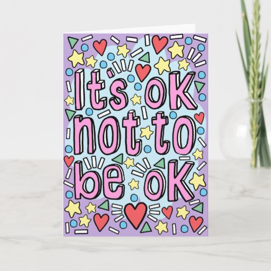 OK OK NOT OK - mental health support card カード (正面)