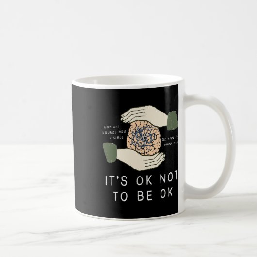 Ok To Ok自殺防止認識度B コーヒーマグカップ (右)