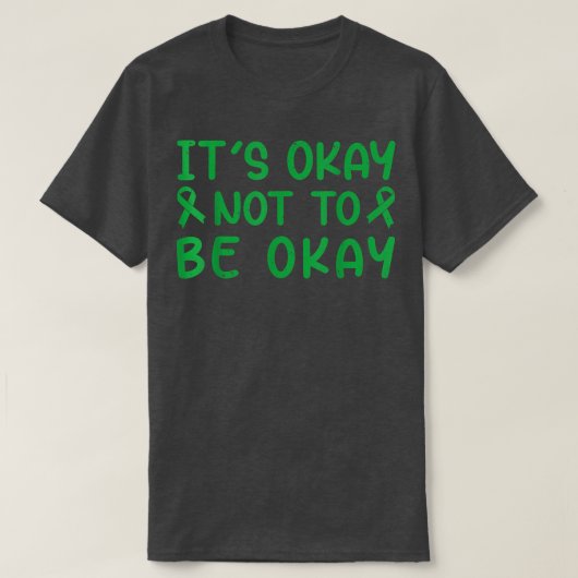Ok To Ok - Mental Health認識度 Tシャツ (デザイン正面)