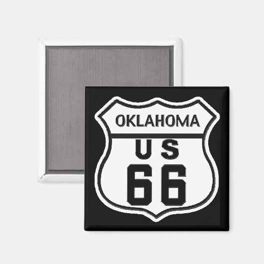 OK US ROUTE 66 マグネット (正面/裏面)