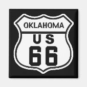 OK US ROUTE 66 マグネット (正面)