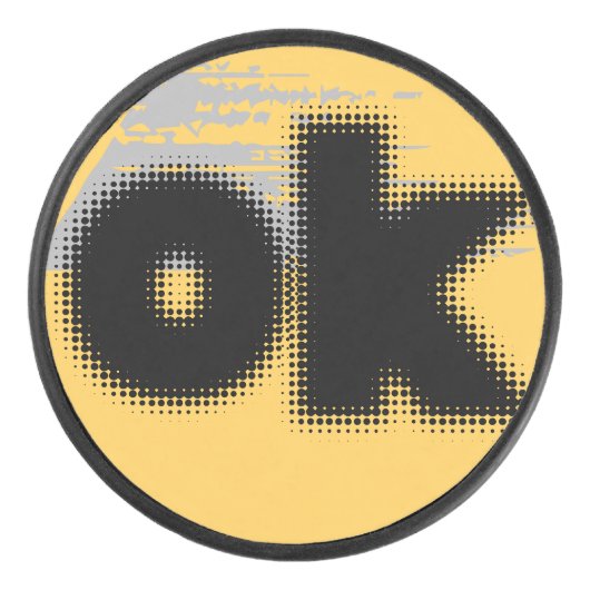 OK Vibes - シンプルはっきりした &」 アイスホッケーパック (正面)