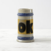 OK Vibes - シンプルはっきりした &」 ビールジョッキ (中央)
