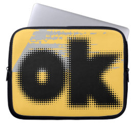 OK Vibes - シンプルはっきりした &」 ラップトップスリーブ
