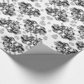 O'Kaneのロゴの包装紙(黒及び灰色) ラッピングペーパー (角)