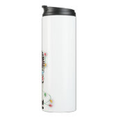 Okapiはサンタハットメリークリスマスtを点灯 タンブラー (回転右)