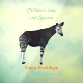 Okapi漫画イラストレーション ウィンドウサイン (シート3)