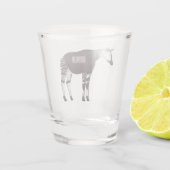 Okapi漫画イラストレーション ショットグラス (裏面)