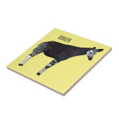 Okapi漫画イラストレーション タイル (側面)