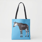Okapi漫画イラストレーション トートバッグ (正面)