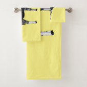 Okapi漫画イラストレーション バスタオルセット (インサイチュ)