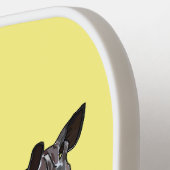 Okapi漫画イラストレーション ピックルボールラケット (左詳細)