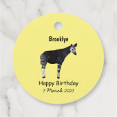 Okapi漫画イラストレーション フェイバータグ (裏面)