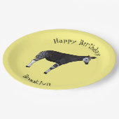 Okapi漫画イラストレーション ペーパープレート (アングル)