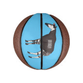 Okapi漫画イラストレーション ミニバスケットボール (縦)