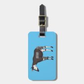 Okapi漫画イラストレーション ラゲッジタグ (正面縦)